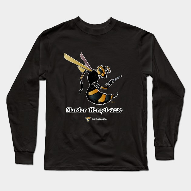 Murder Hornet Long Sleeve T-Shirt by i4ni Studio